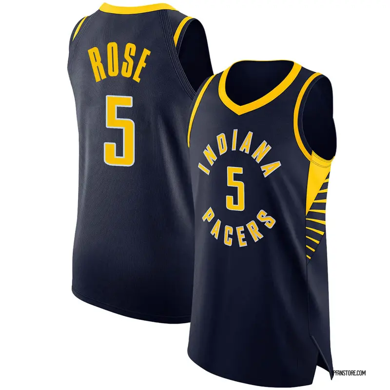 Authentic Men's Jalen Rose Indiana Pacers Jersey - Icon Edition - Navy