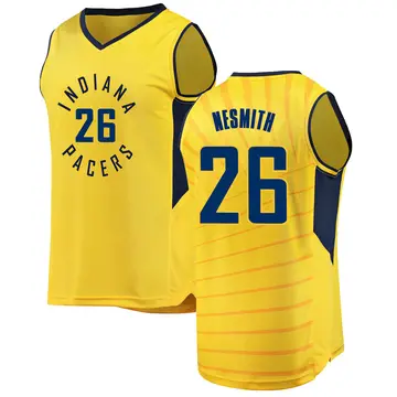 Fast Break Men's Aaron Nesmith Indiana Pacers Jersey - Statement Edition - Gold