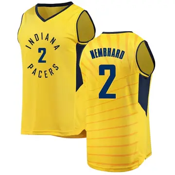 Fast Break Youth Andrew Nembhard Indiana Pacers Jersey - Statement Edition - Gold