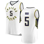 Fast Break Youth Jalen Rose Indiana Pacers Jersey - Association Edition - White