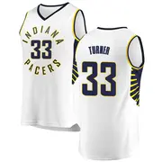 Fast Break Youth Myles Turner Indiana Pacers Jersey - Association Edition - White