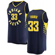 Fast Break Youth Myles Turner Indiana Pacers Jersey - Icon Edition - Navy