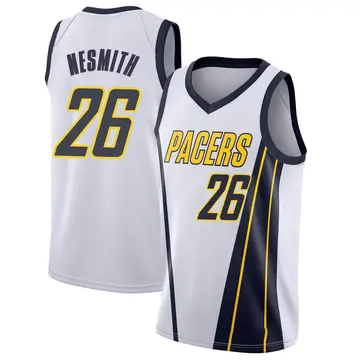 Swingman Men's Aaron Nesmith Indiana Pacers 2018/19 Jersey - Earned Edition - White