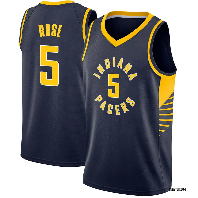 Swingman Men's Jalen Rose Indiana Pacers Jersey - Icon Edition - Navy
