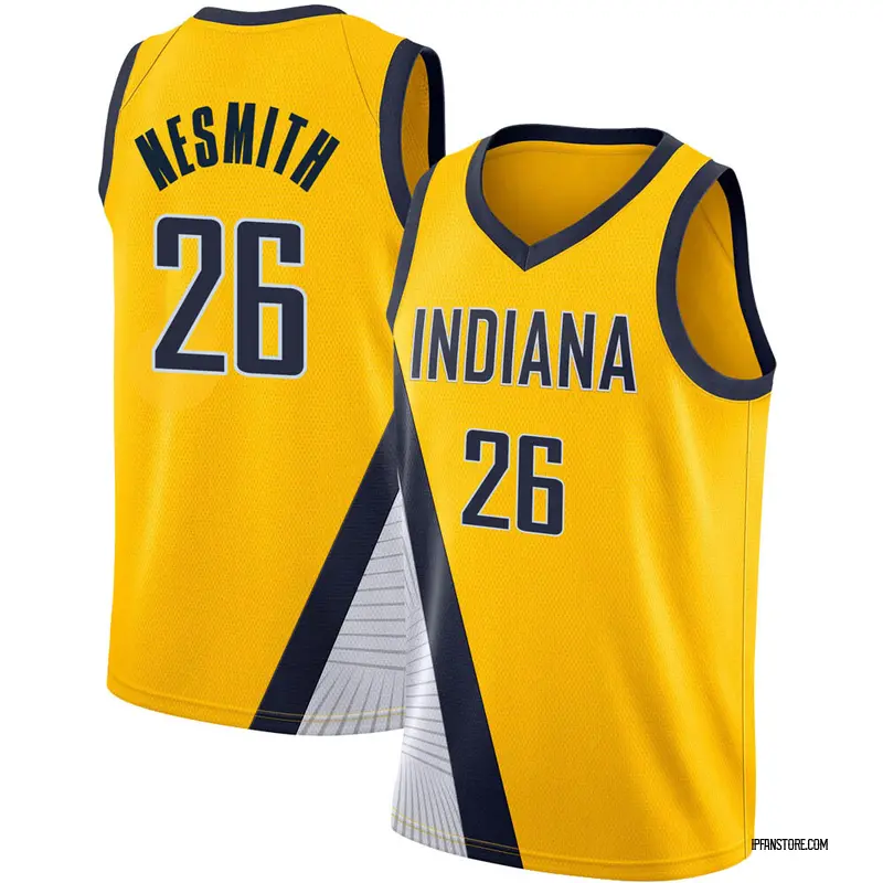 Swingman Youth Aaron Nesmith Indiana Pacers 2019/20 Jersey - Statement Edition - Yellow
