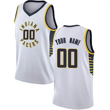 Swingman Youth Custom Indiana Pacers Jersey - Association Edition - White