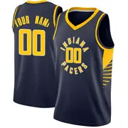 Swingman Youth Custom Indiana Pacers Jersey - Icon Edition - Navy