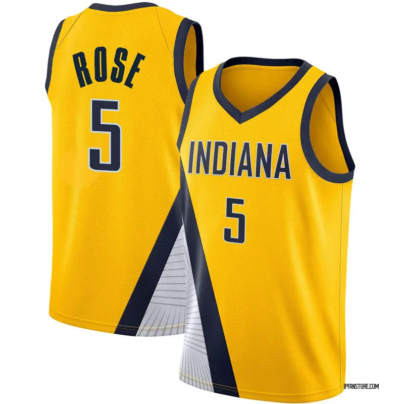Swingman Youth Jalen Rose Indiana Pacers 2019/20 Jersey - Statement Edition - Yellow
