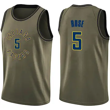 Swingman Youth Jalen Rose Indiana Pacers Salute to Service Jersey - Green