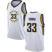 Swingman Youth Myles Turner Indiana Pacers Jersey - Association Edition - White