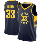 Swingman Youth Myles Turner Indiana Pacers Jersey - Icon Edition - Navy